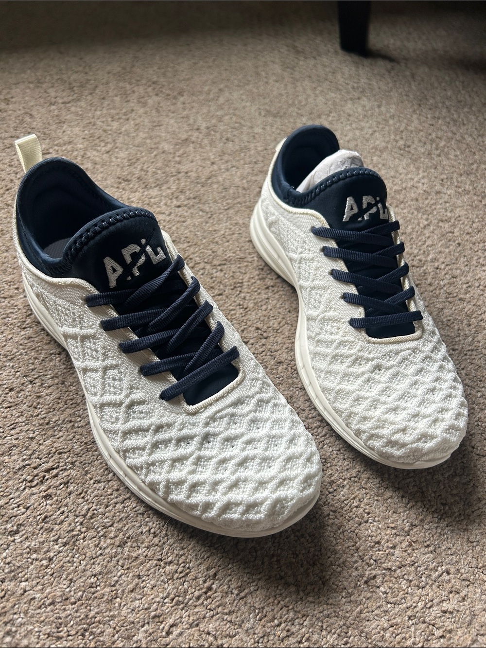 NWT APL TechLoom phantom Ivory/Midnight Women’s Running Shoes